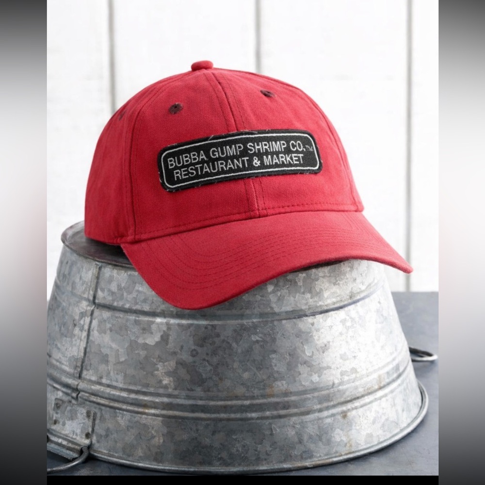 Bubba Gump Shrimp Co. Embroidered Baseball Cap. Men’s Women’s Unisex Red